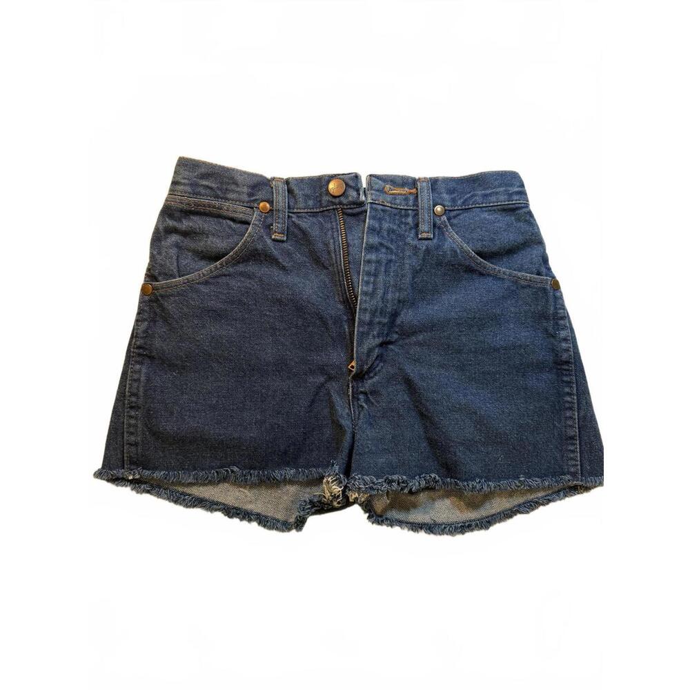 Wrangler Wms SZ 1 Cowboy Cut Slim Fit‎ Cut off Shorts Cowgirl Country Daisy Duke